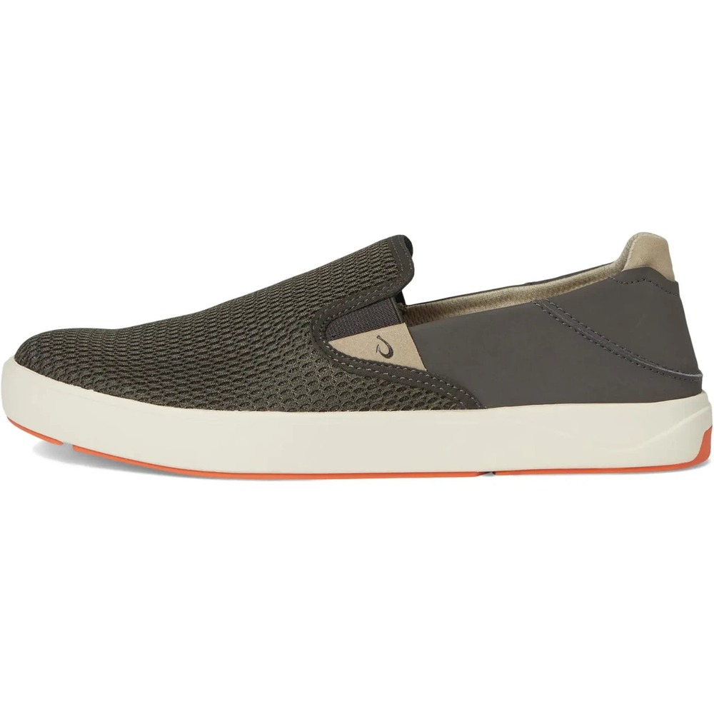 Olukai Lae'ahi Men's Size 10.5 Slip-On Shoes, Kona/Grey Shoes NEW